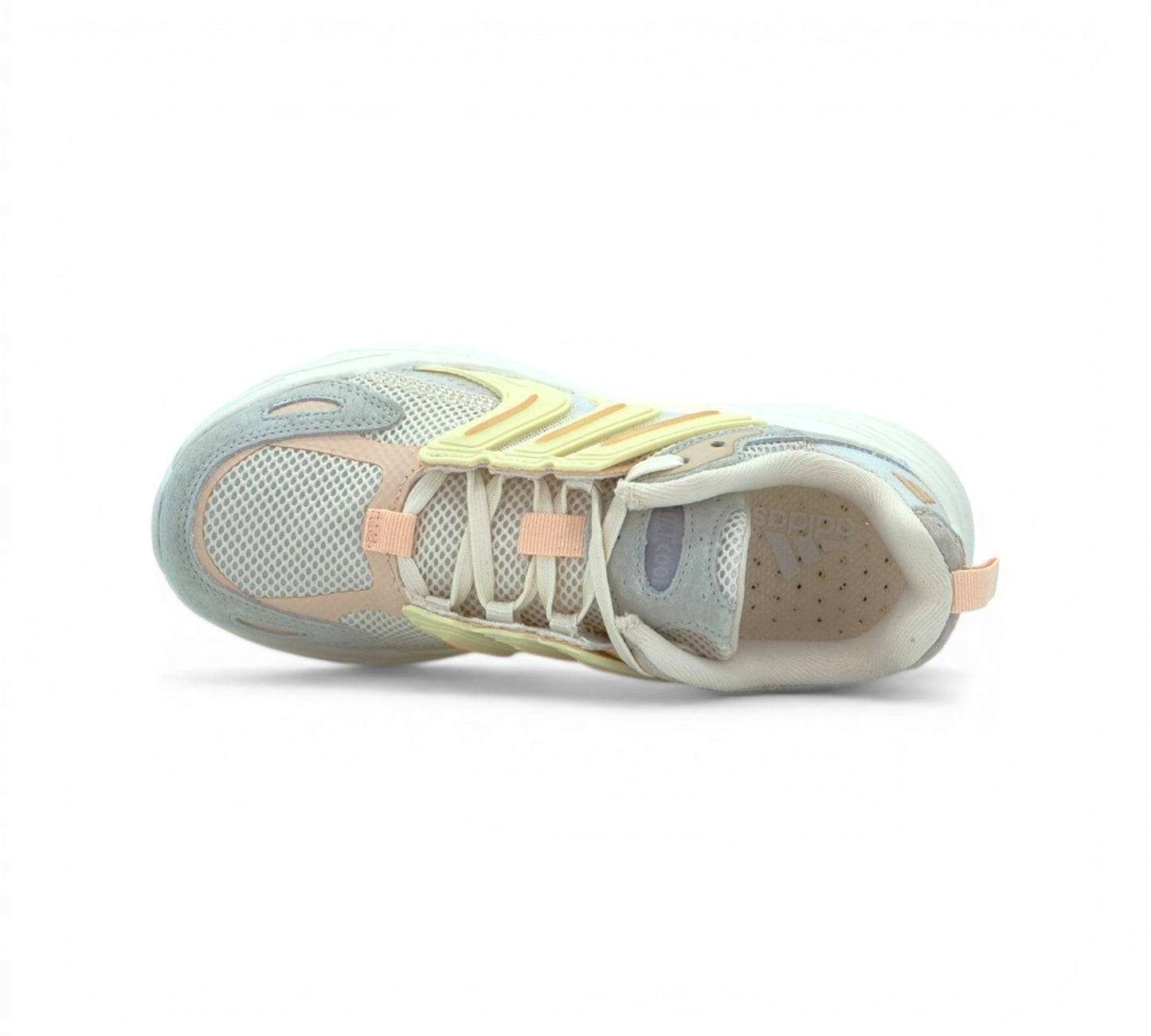 Кроссовки Adidas, серые, вид сбоку