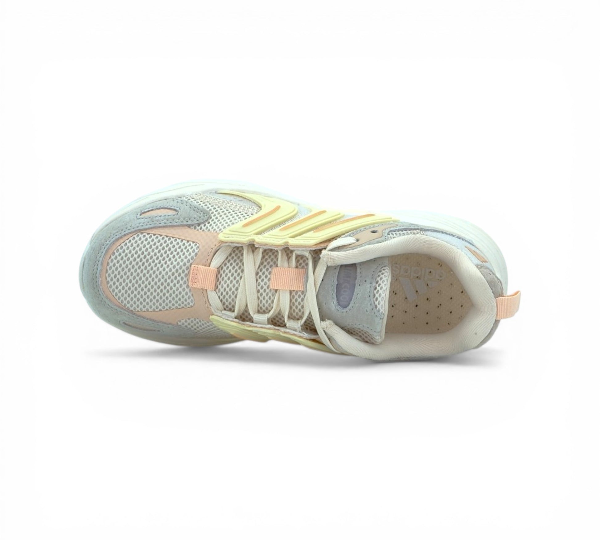 Кроссовки Adidas, серые, вид сбоку