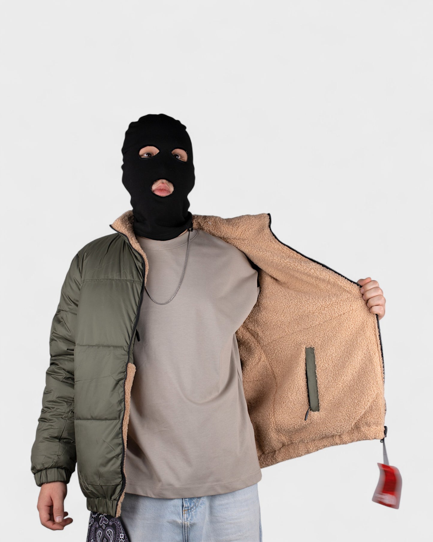 Куртка TNF 99-1 Green M (двyxcтopoнняя)