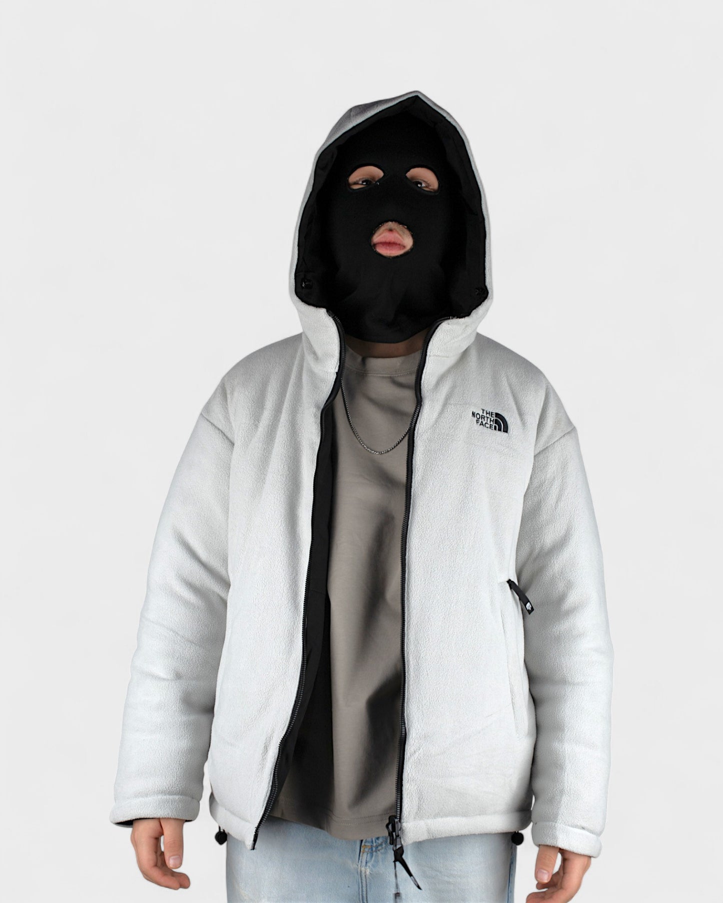 Куртка TNF 5838 Black Grey M (двухсторонняя)