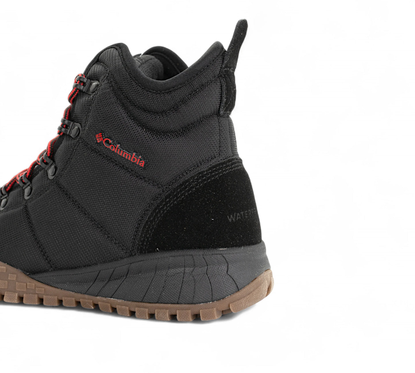 Columbia Trail Waterproof Boots Black & Red Z
