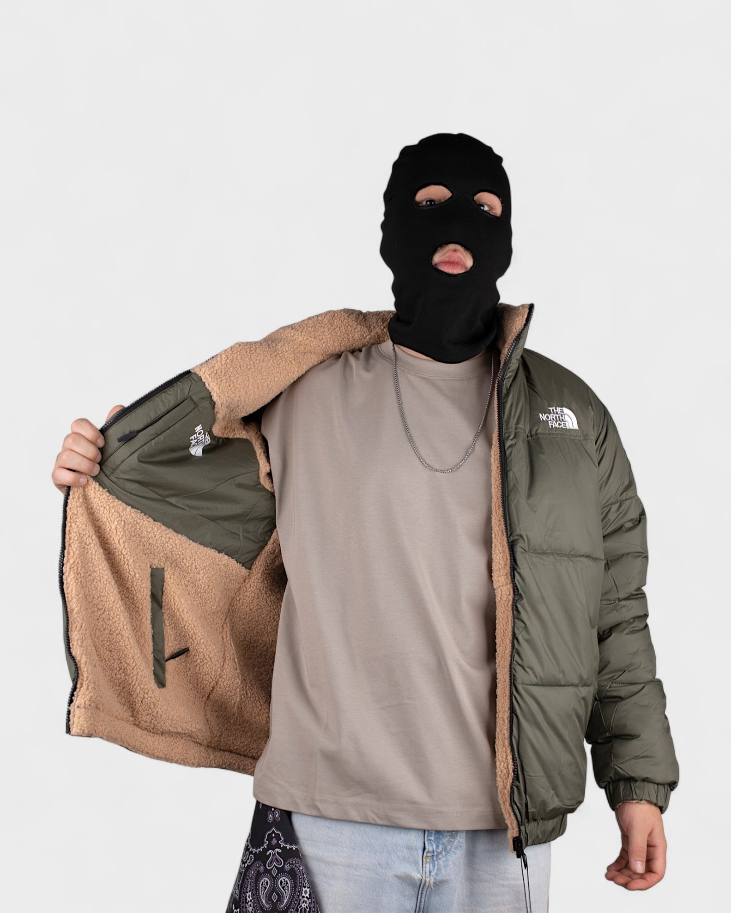 Куртка TNF 99-1 Green M (двyxcтopoнняя)