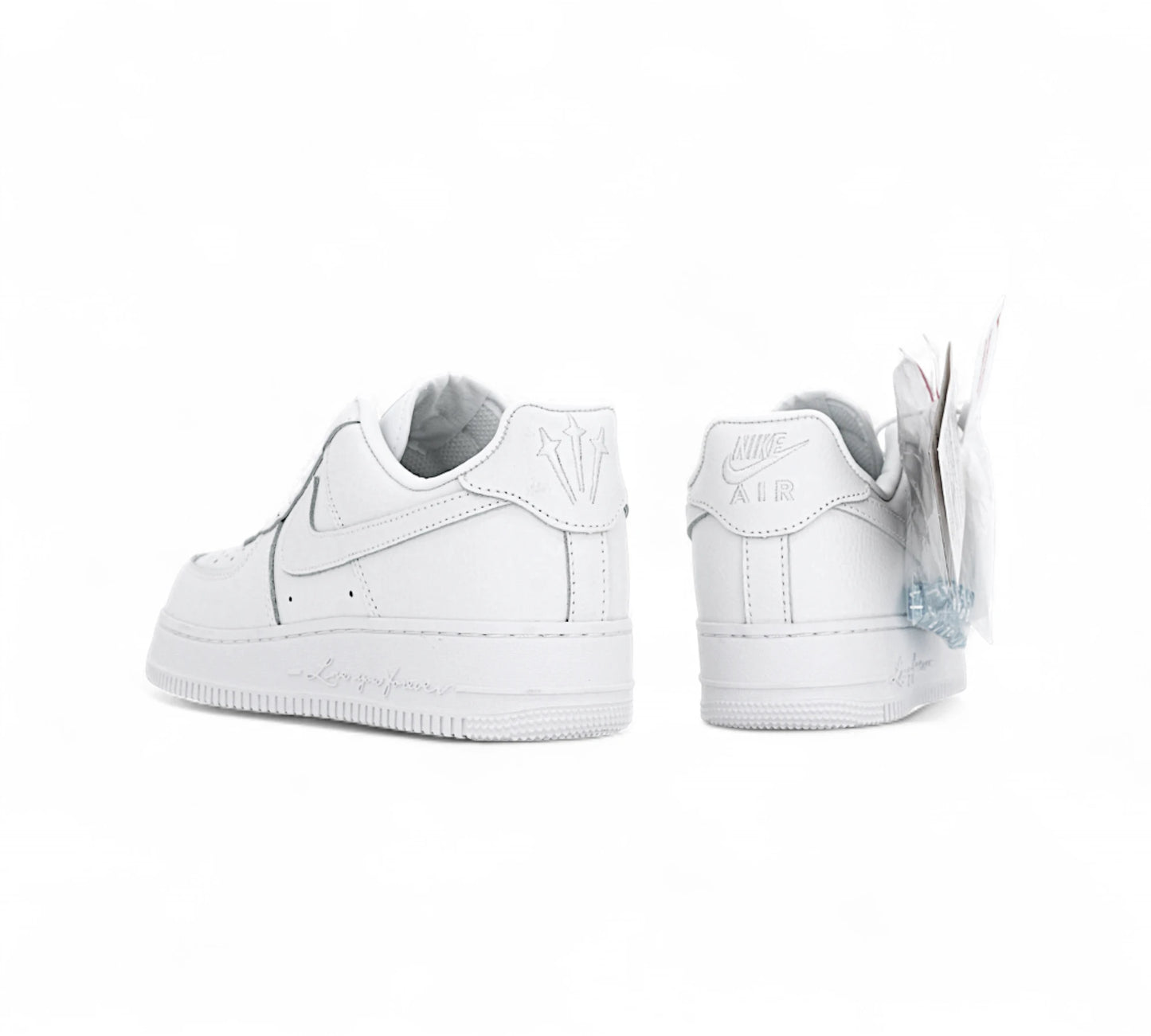 Nike Air Force 1 Low – Triple White (Love You Forever Edition) In