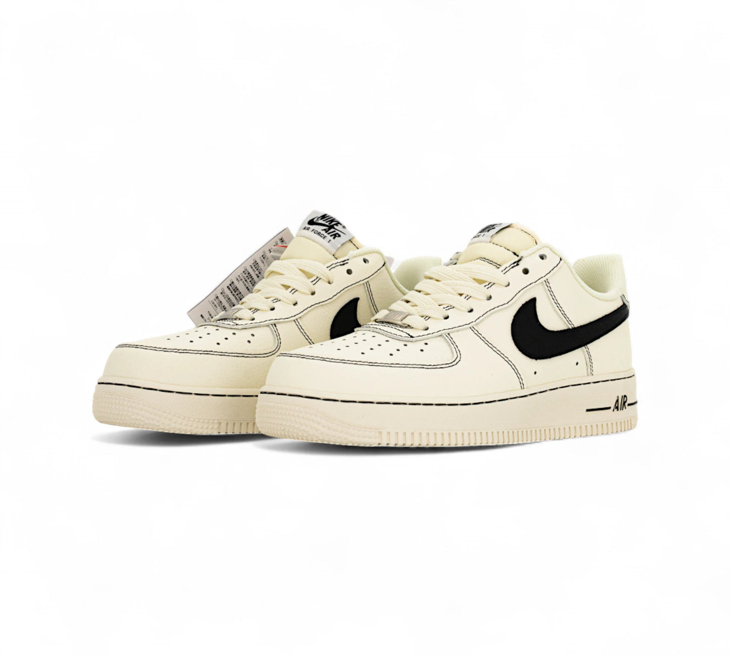 Nike Air Force 1 Low – Vintage Cream Black Swoosh In