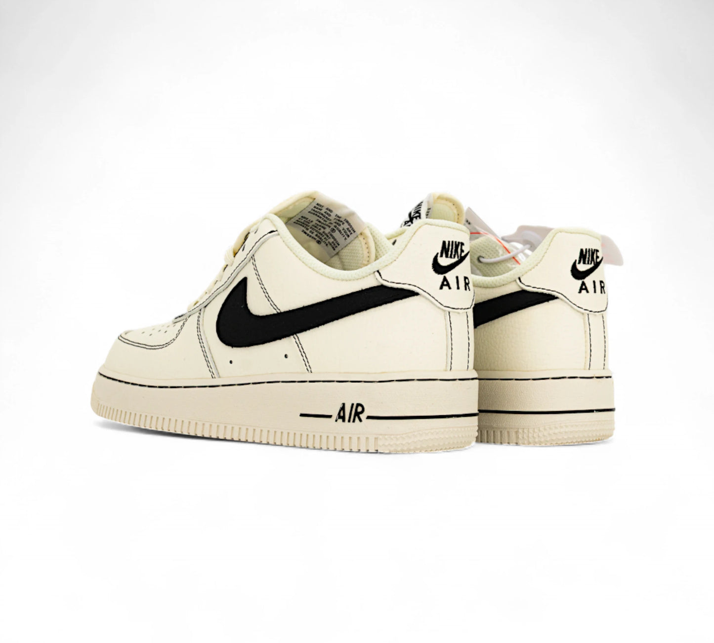 Nike Air Force 1 Low – Vintage Cream Black Swoosh In