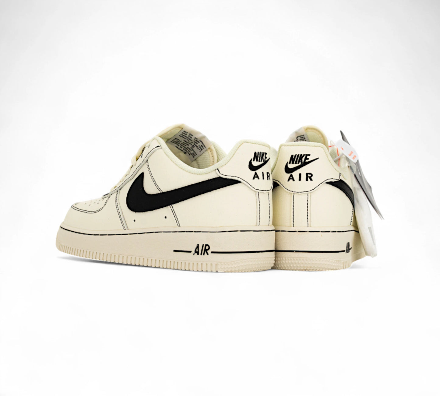 Nike Air Force 1 Low – Vintage Cream Black Swoosh In