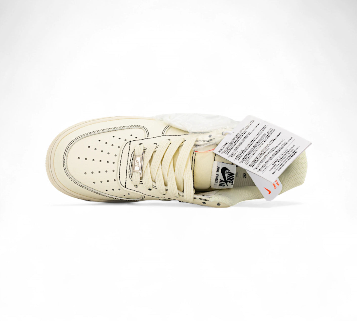 Nike Air Force 1 Low – Vintage Cream Black Swoosh In