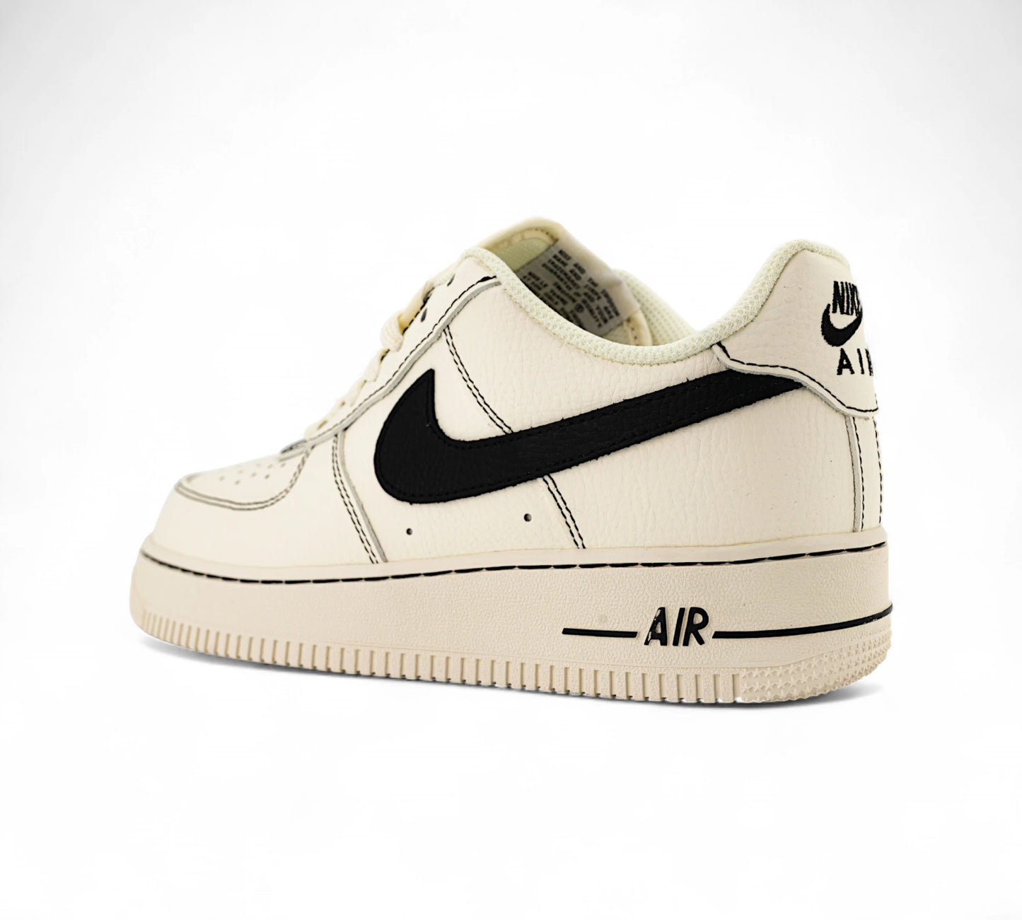 Nike Air Force 1 Low – Vintage Cream Black Swoosh In