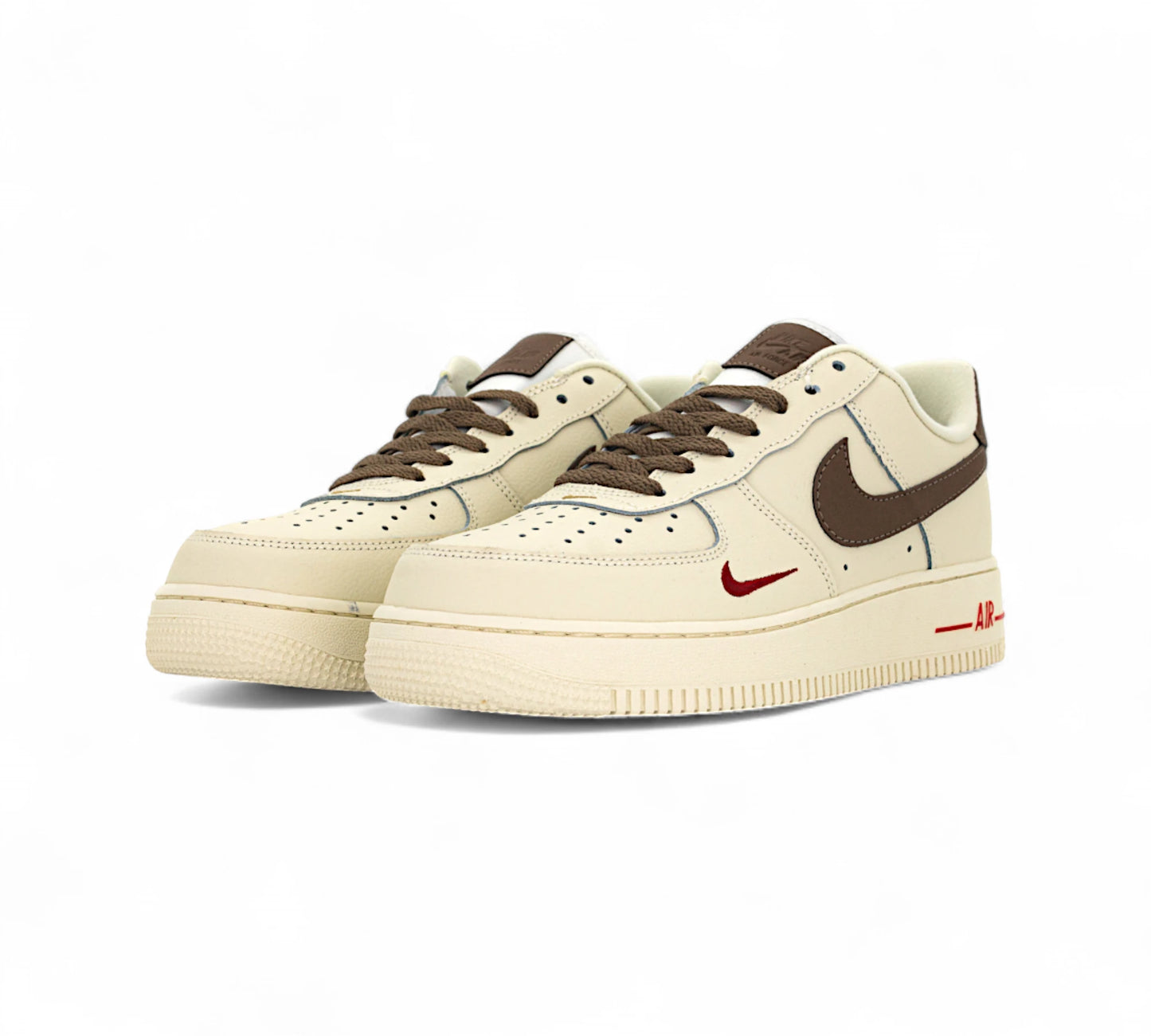 Nike Air Force 1 Low Premium White Brown Inv