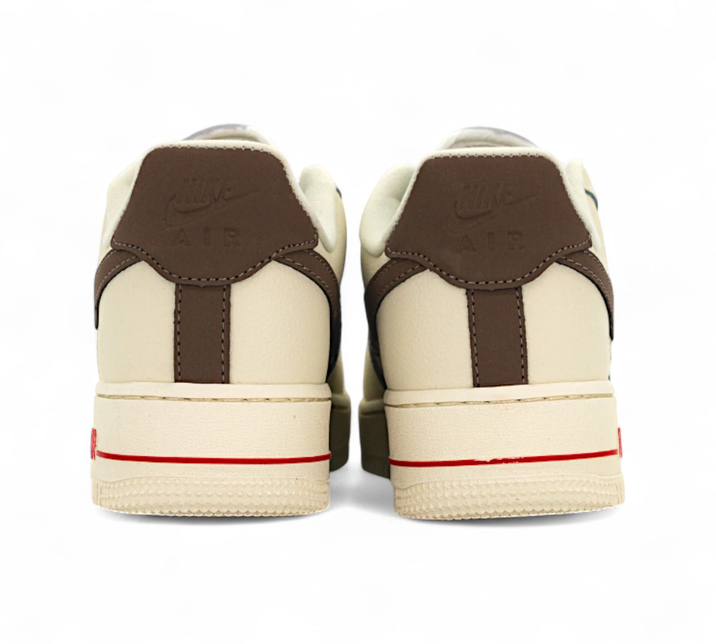 Nike Air Force 1 Low Premium White Brown Inv