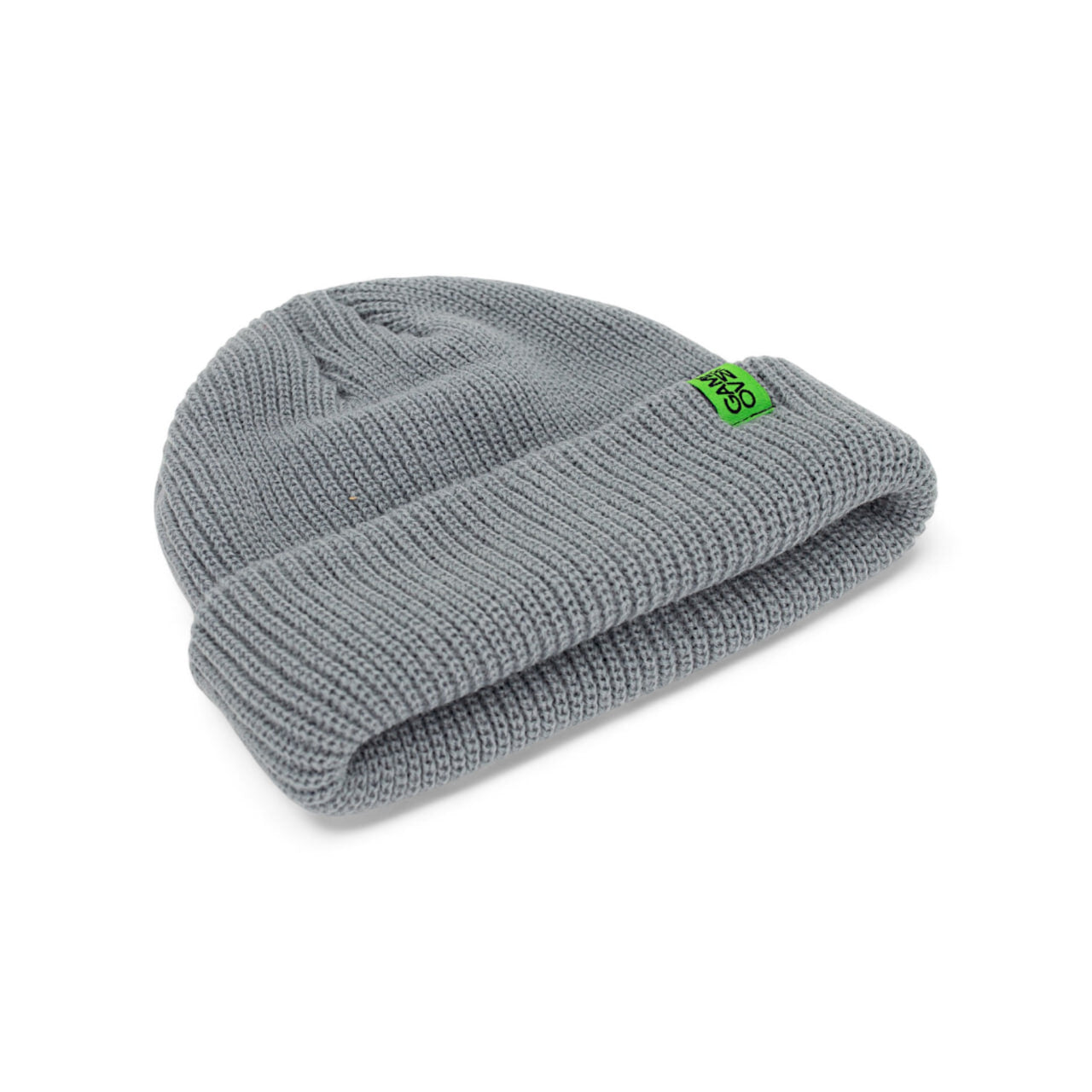 Шапка GAME OVER (knitted grey, green logo) — купить кроссовки Шапка в Алматы фото 3 | GAMEOVERSHOP