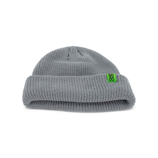 Шапка GAME OVER (knitted grey, green logo) — купить кроссовки Шапка в Алматы фото 2 | GAMEOVERSHOP