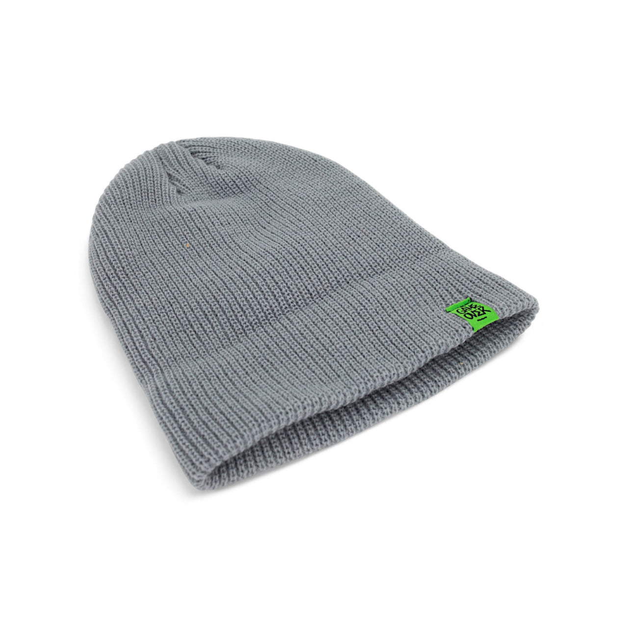 Шапка GAME OVER (knitted grey, green logo) — купить кроссовки Шапка в Алматы фото 4 | GAMEOVERSHOP