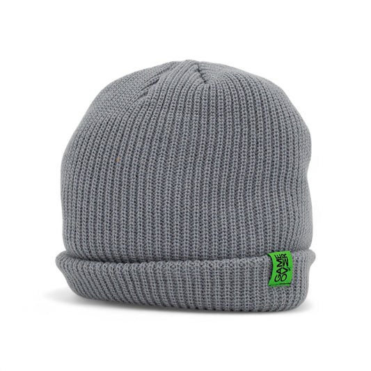 Шапка GAME OVER (knitted grey, green logo) — купить кроссовки Шапка в Алматы | GAMEOVERSHOP