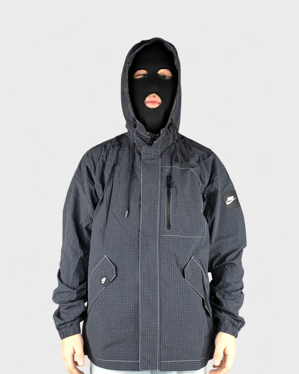 Ветровка Nike 7813 Black M — купить куртку Nike в Алматы | GAMEOVERSHOP