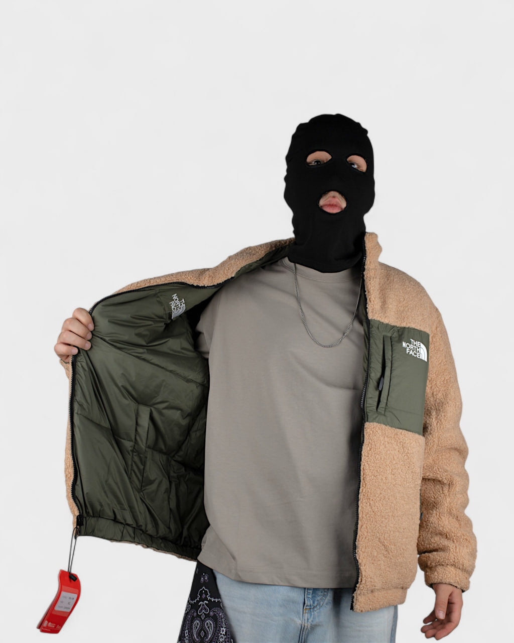 Куртка TNF 99-1 Green M (двyxcтopoнняя)