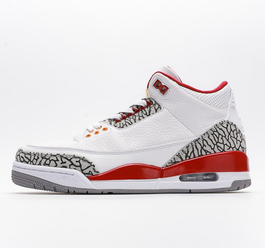 Кроссовки Air Jordan 3 Cardinal Red - Premium